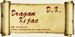 Dragan Kijac vizit kartica